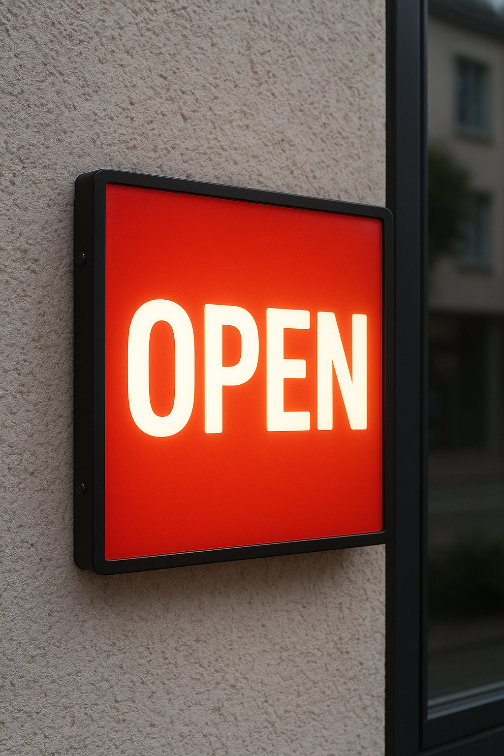 Glow Sign Board (Sticker with Poly Sheet)