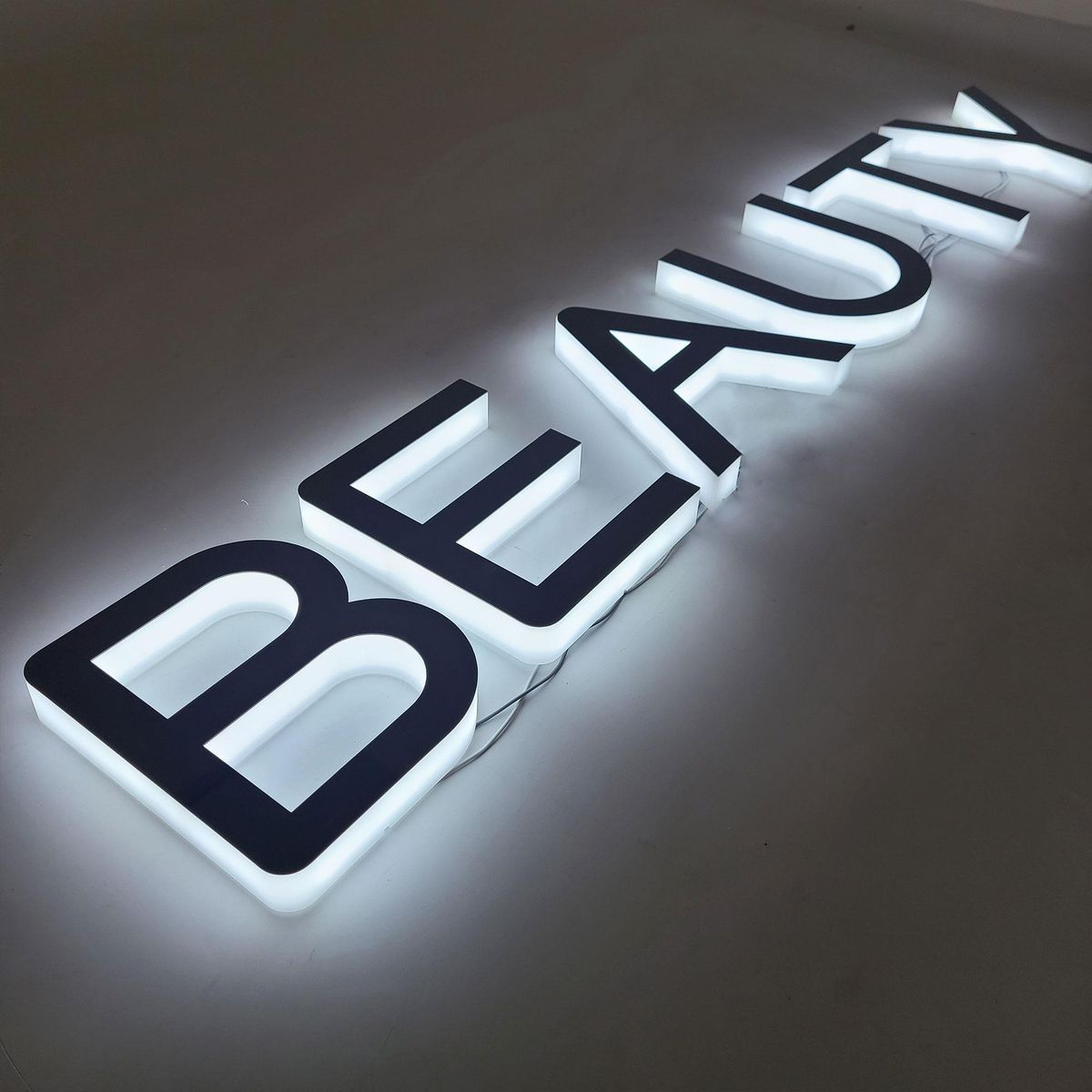 Acrylic 3D Letter Rising with LED