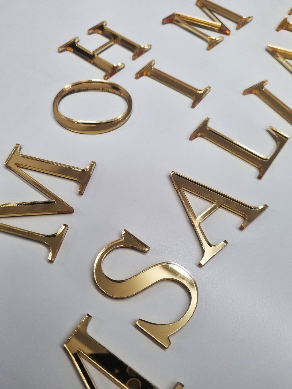 Acrylic Letter Cutting Only (Per Inch)