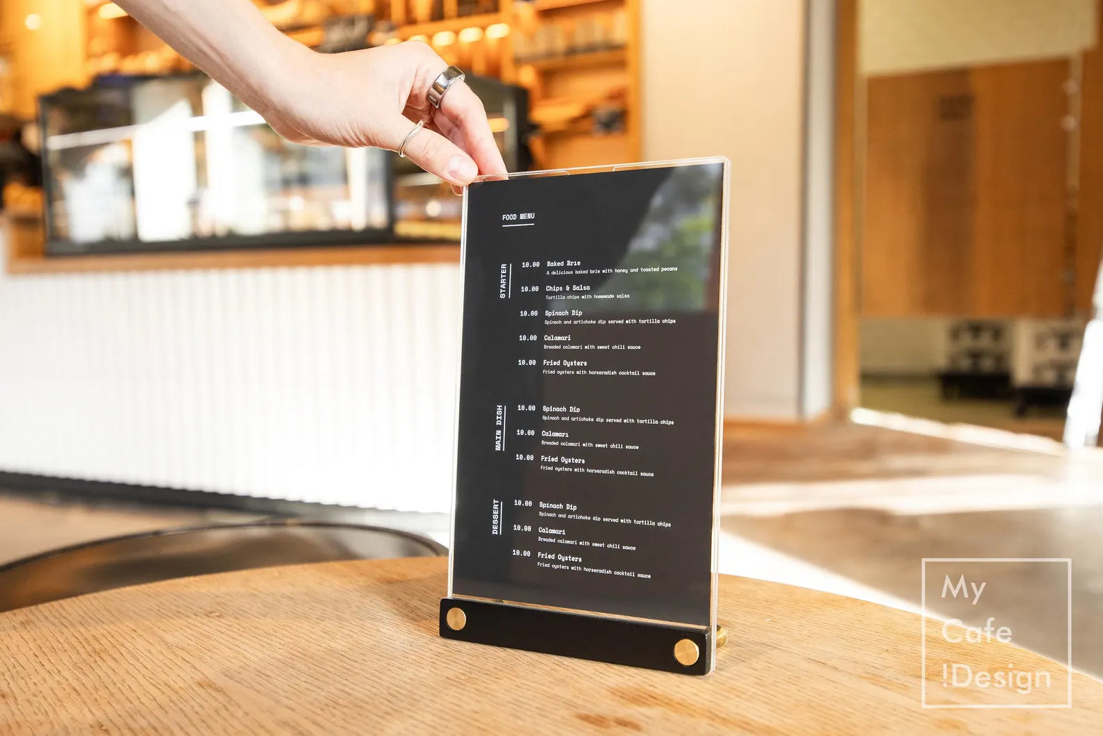 Premium Acrylic Sign Holders - Double-Sided