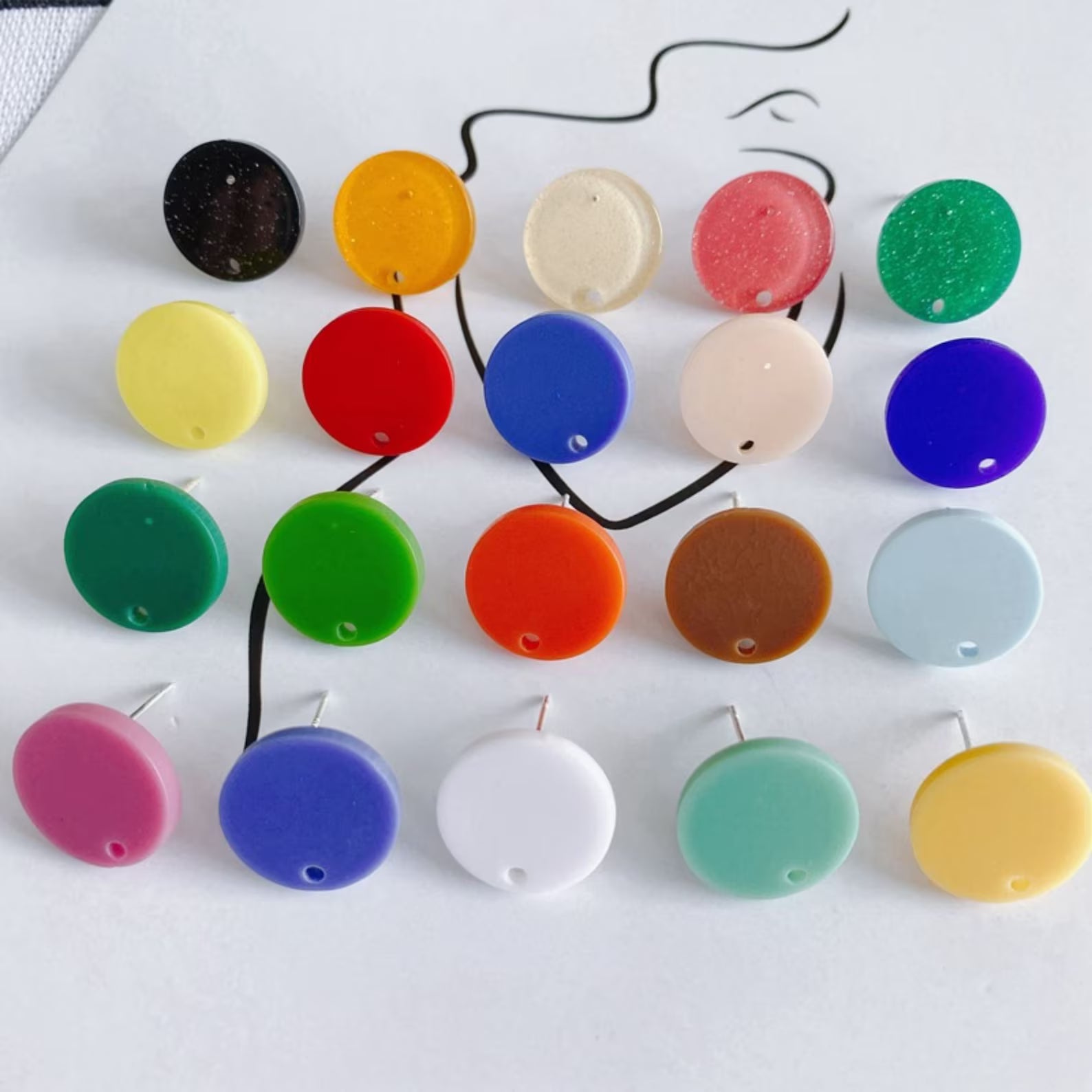 Acrylic Stud with Cutting