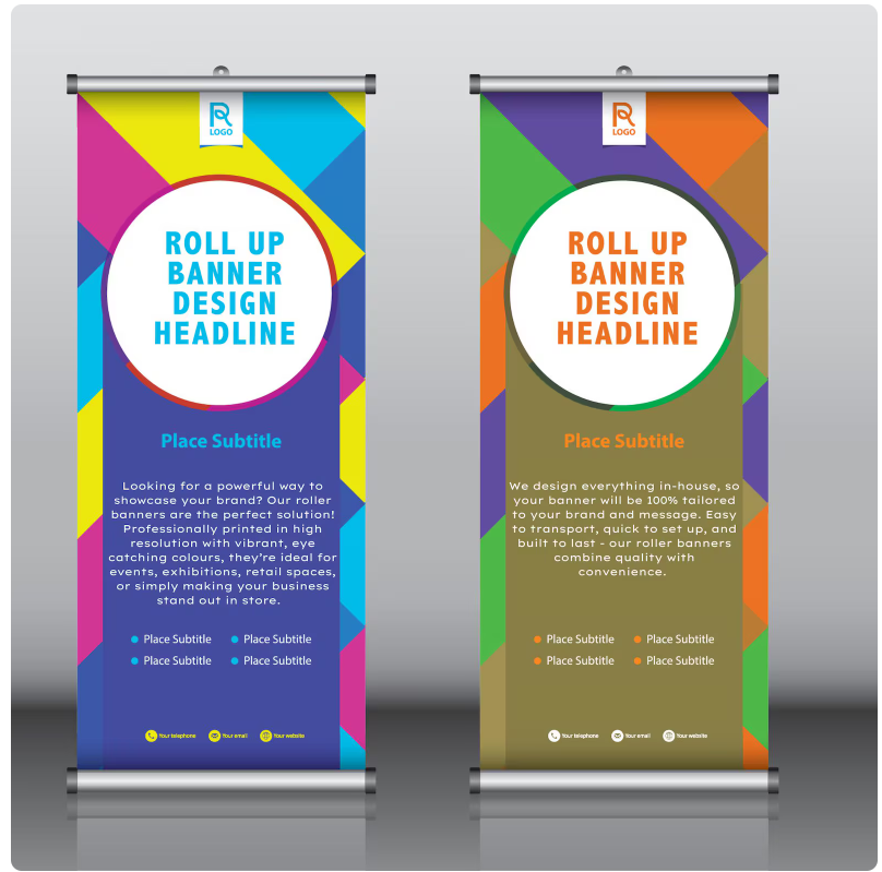 Custom Tabletop Retractable Banners